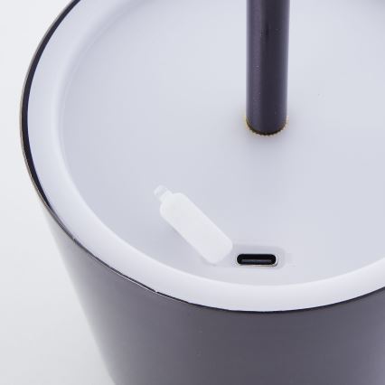Brilliant - LED Stmievateľná dotyková vonkajšia lampa XAANA LED/4W/5V 3000/4000/6500K 2600 mAh IP44 čierna