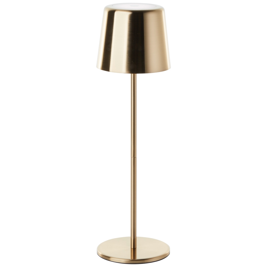 Brilliant - LED Stmievateľná dotyková vonkajšia lampa XAANA LED/4W/5V 3000/4000/6500K 2600 mAh IP44 zlatá