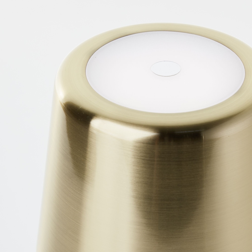 Brilliant - LED Stmievateľná dotyková vonkajšia lampa XAANA LED/4W/5V 3000/4000/6500K 2600 mAh IP44 zlatá