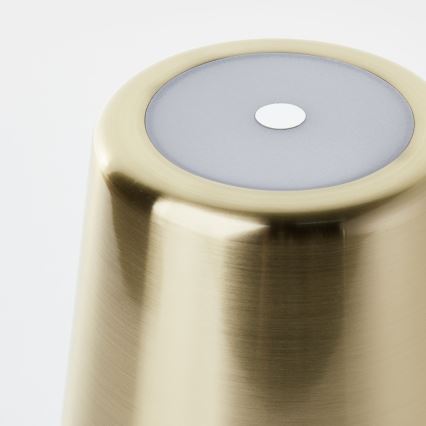 Brilliant - LED Stmievateľná dotyková vonkajšia lampa XAANA LED/4W/5V 3000/4000/6500K 2600 mAh IP44 zlatá