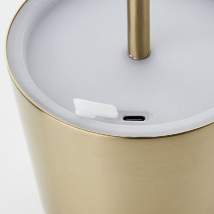 Brilliant - LED Stmievateľná dotyková vonkajšia lampa XAANA LED/4W/5V 3000/4000/6500K 2600 mAh IP44 zlatá