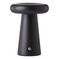 Brilliant - LED stmievateľná dotyková vonkajšia stolová lampa MUFFIN LED/3W/5V USB 2600 mAh IP44 čierna