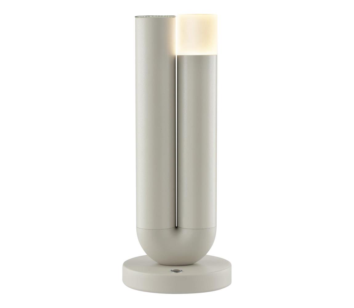Brilliant - LED stmievateľná nabíjacia dotyková stolná lampa SAYU LED/2,5W/5V 2700K IP44 sivá G60260/09
