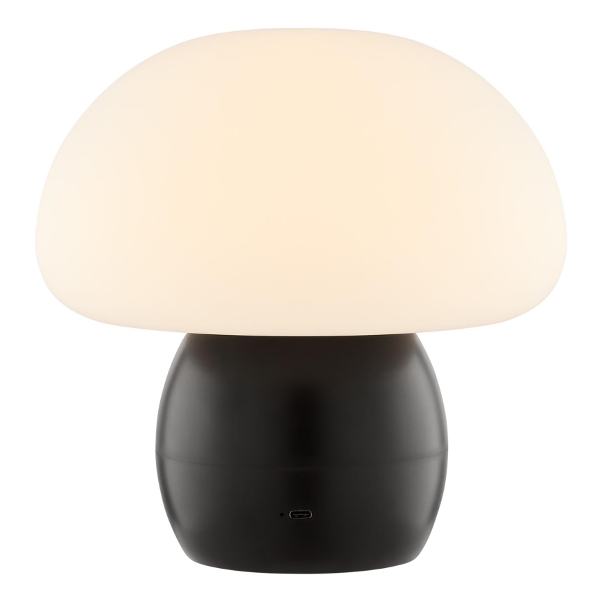 Brilliant - LED stmievateľná nabíjateľná dotyková stolná lampa DUPIS LED/2W/5V 2700K 1800 mAh čierna