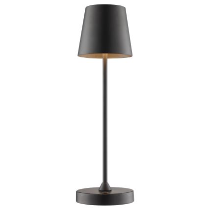 Brilliant - LED stmievateľná dobíjateľná vonkajšia stolová lampa s dotykovým ovládaním ELORA LED/2,5W/5V 2700K 2600 mAh IP44 čierna