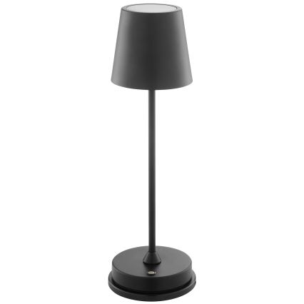 Brilliant - LED stmievateľná dobíjateľná vonkajšia stolová lampa s dotykovým ovládaním ELORA LED/2,5W/5V 2700K 2600 mAh IP44 čierna