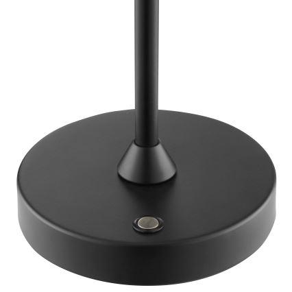 Brilliant - LED stmievateľná dobíjateľná vonkajšia stolová lampa s dotykovým ovládaním ELORA LED/2,5W/5V 2700K 2600 mAh IP44 čierna