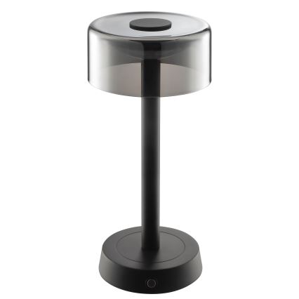 Brilliant - LED stmievateľná nabíjateľná dotyková vonkajšia stolová lampa RAZOR LED/2,5W/5V 2700K 2600 mAh IP44 čierna