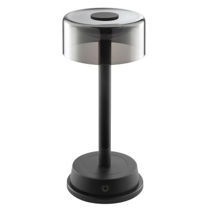 Brilliant - LED stmievateľná nabíjateľná dotyková vonkajšia stolová lampa RAZOR LED/2,5W/5V 2700K 2600 mAh IP44 čierna
