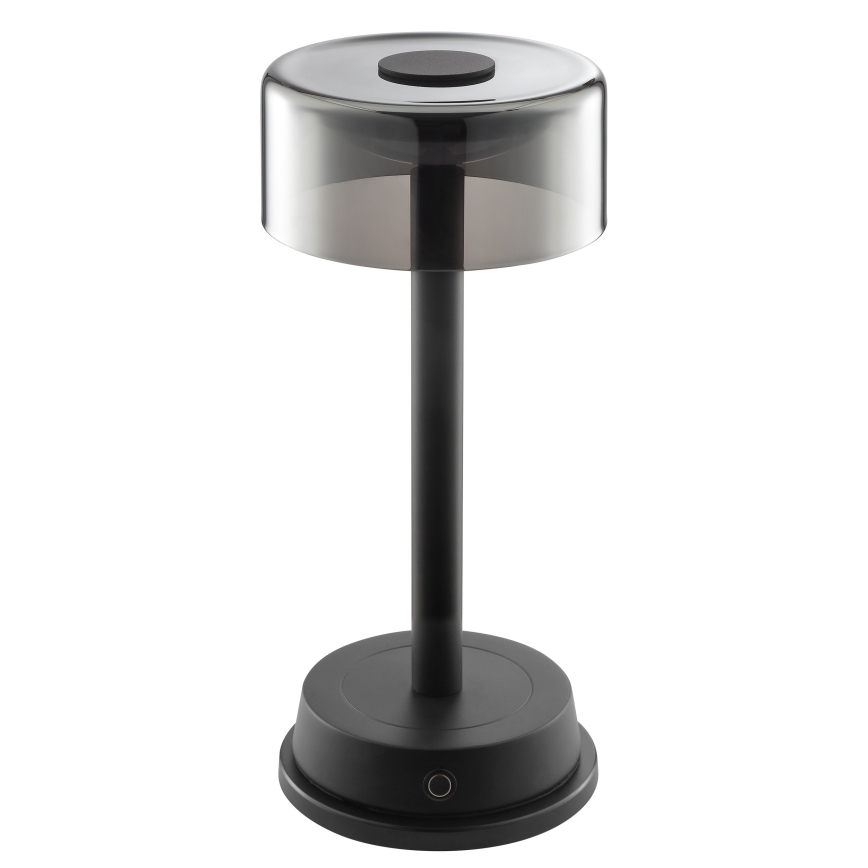 Brilliant - LED stmievateľná nabíjateľná dotyková vonkajšia stolová lampa RAZOR LED/2,5W/5V 2700K 2600 mAh IP44 čierna