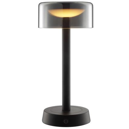 Brilliant - LED stmievateľná nabíjateľná dotyková vonkajšia stolová lampa RAZOR LED/2,5W/5V 2700K 2600 mAh IP44 čierna