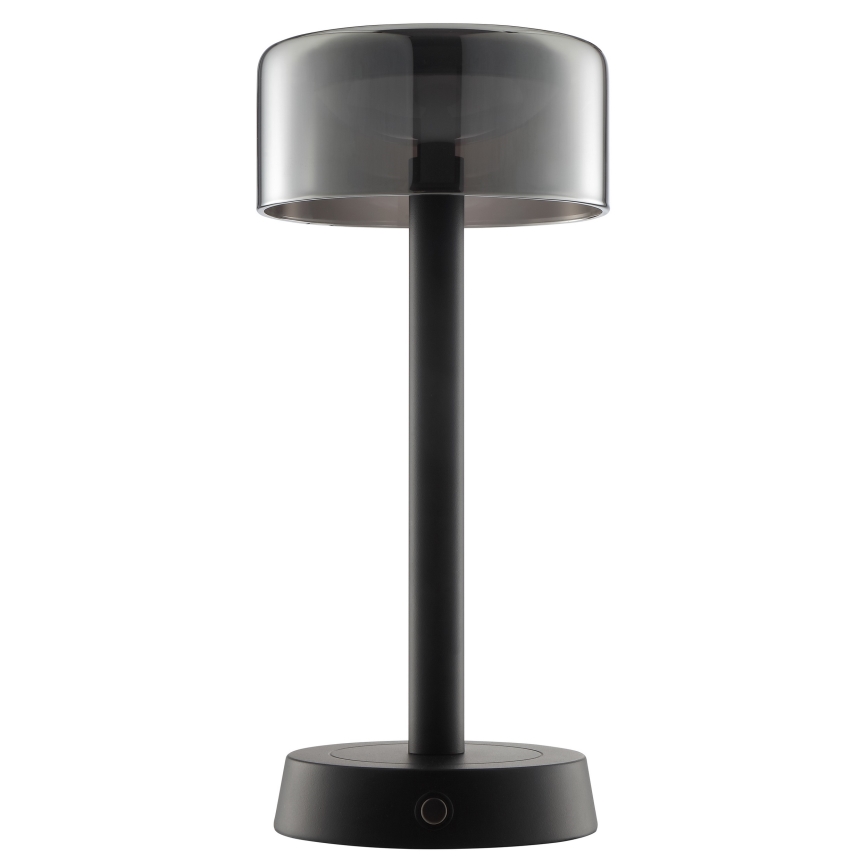Brilliant - LED stmievateľná nabíjateľná dotyková vonkajšia stolová lampa RAZOR LED/2,5W/5V 2700K 2600 mAh IP44 čierna