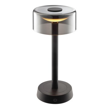 Brilliant - LED stmievateľná nabíjateľná dotyková vonkajšia stolová lampa RAZOR LED/2,5W/5V 2700K 2600 mAh IP44 čierna
