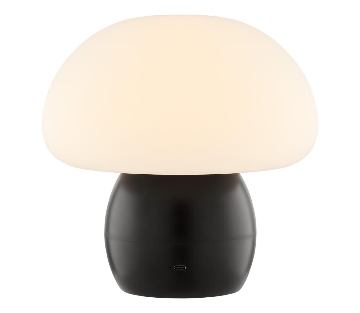 Brilliant - LED Stmievateľná nabíjateľná stolová lampa DUPIS LED/2W/5V 2700K čierna G60230/76