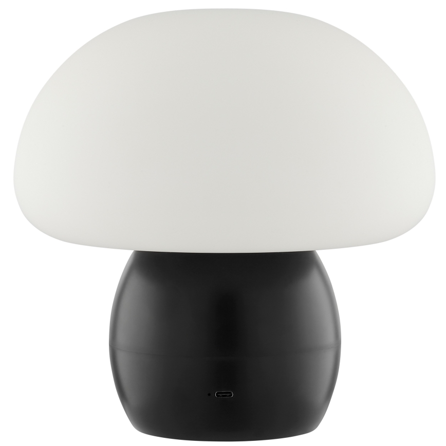 Brilliant - LED stmievateľná nabíjateľná dotyková stolná lampa DUPIS LED/2W/5V 2700K 1800 mAh čierna