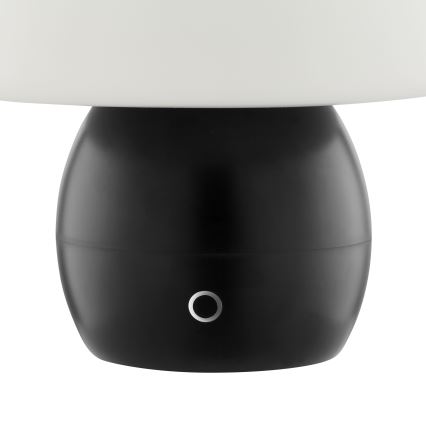 Brilliant - LED stmievateľná nabíjateľná dotyková stolná lampa DUPIS LED/2W/5V 2700K 1800 mAh čierna