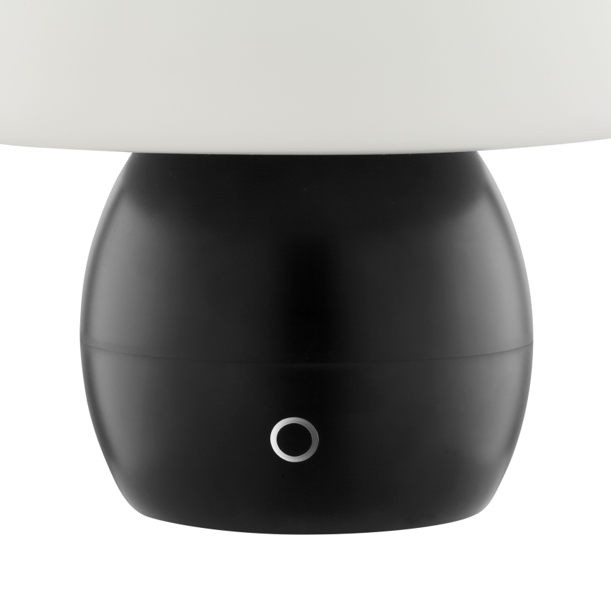 Brilliant - LED stmievateľná nabíjateľná dotyková stolná lampa DUPIS LED/2W/5V 2700K 1800 mAh čierna