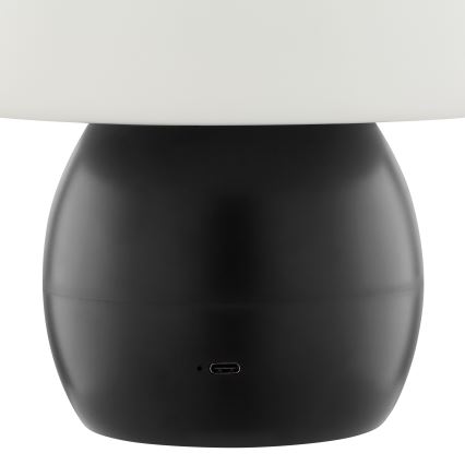 Brilliant - LED stmievateľná nabíjateľná dotyková stolná lampa DUPIS LED/2W/5V 2700K 1800 mAh čierna