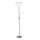 Brilliant - LED Stmievateľná stojacia lampa DEMIAN 2xLED/12W/230V lesklý chróm