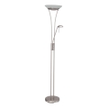 Brilliant - LED stmievateľná stojacia lampa FINN 2xLED/13W/230V matný chróm