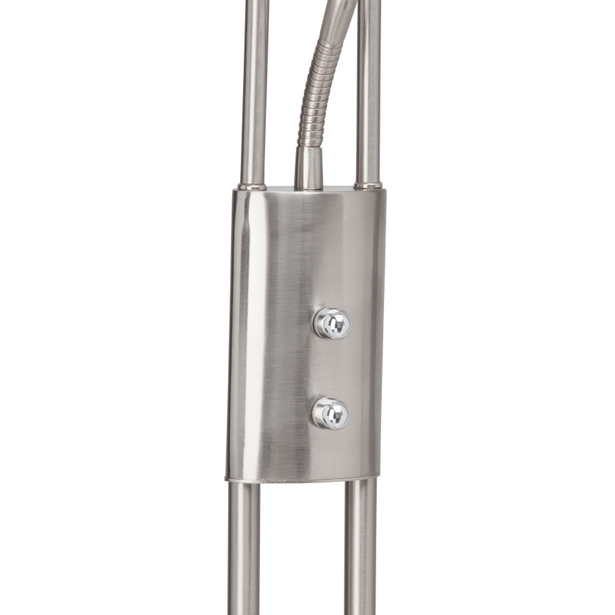 Brilliant - LED stmievateľná stojacia lampa FINN 2xLED/13W/230V matný chróm