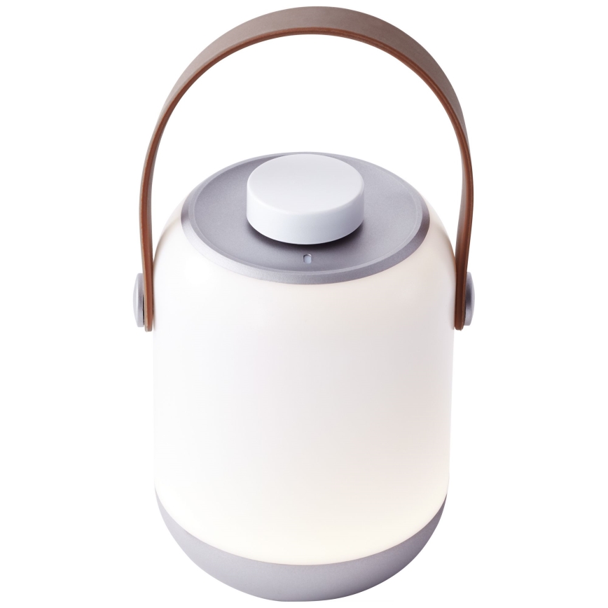 Brilliant - LED Stmievateľná vonkajšia stolná lampa GEMMA LED/1,9W/5V 1800 mAh IP44 biela