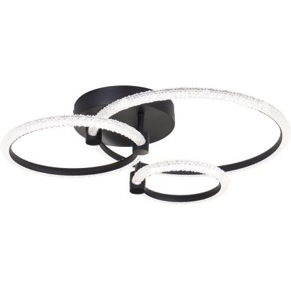 Brilliant - LED Stmievateľné stropné svietidlo AYDIN LED/34W/230V 3000-6500K čierne + diaľkové ovládanie