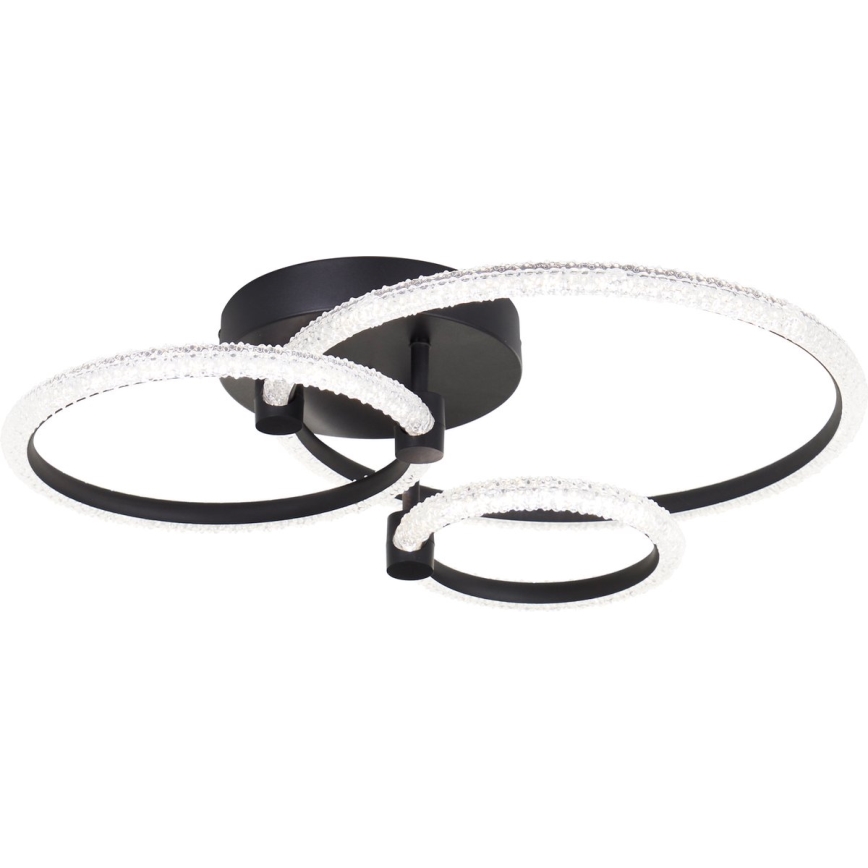 Brilliant - LED Stmievateľné stropné svietidlo AYDIN LED/34W/230V 3000-6500K čierne + diaľkové ovládanie