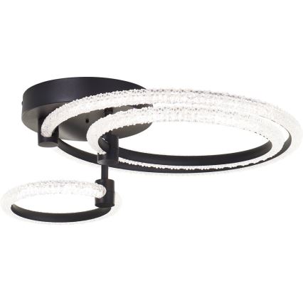 Brilliant - LED Stmievateľné stropné svietidlo AYDIN LED/34W/230V 3000-6500K čierne + diaľkové ovládanie