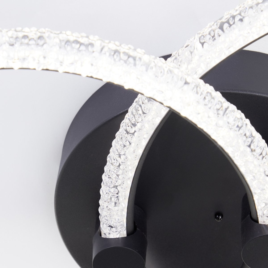 Brilliant - LED Stmievateľné stropné svietidlo AYDIN LED/34W/230V 3000-6500K čierne + diaľkové ovládanie