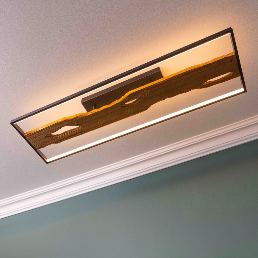 Brilliant - LED Stmievateľné stropné svietidlo CHAUMONT LED/48W/230V gumovník - FSC certifikované