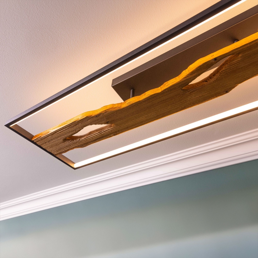 Brilliant - LED Stmievateľné stropné svietidlo CHAUMONT LED/48W/230V gumovník - FSC certifikované