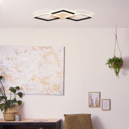 Brilliant - LED Stmievateľné stropné svietidlo DENNET LED/40W/230V 3000K 62x62 cm