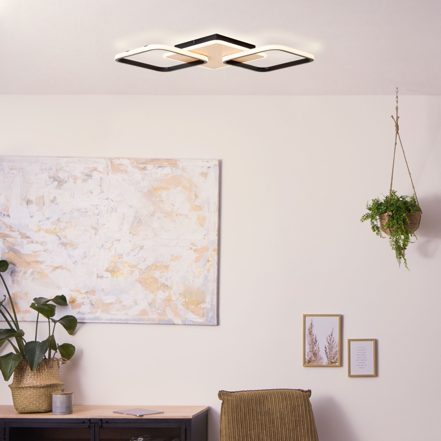 Brilliant - LED Stmievateľné stropné svietidlo DENNET LED/40W/230V 3000K 62x62 cm