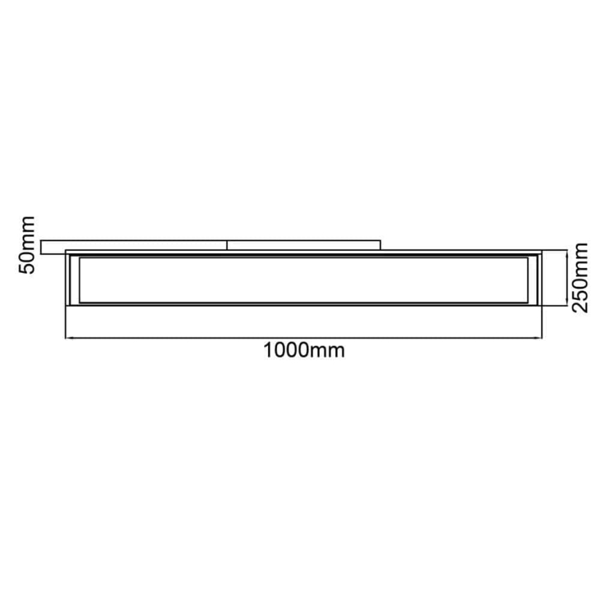 Brilliant - LED Stmievateľné stropné svietidlo FLAT LED/32W/230V 2700-6500K + diaľkové ovládanie