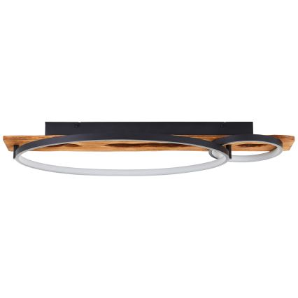 Brilliant - LED stmievateľné stropné svietidlo PIRUS LED/30W/230V 30x70 cm kaučukové drevo