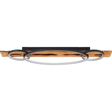 Brilliant - LED stmievateľné stropné svietidlo PIRUS LED/40W/230V 30x90 cm gumovník