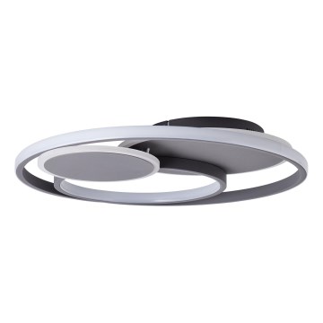 Brilliant - LED Stmievateľné stropné svietidlo RUNDA LED/50W/230V 3000-6500K čierna + diaľkové ovládanie