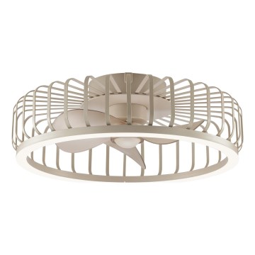 Brilliant - LED Stmievateľné stropné svietidlo s ventilátorom CAPO LED/36W/230V 2700-6500K pr. 48 cm béžová + diaľkové ovládanie