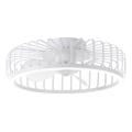 Brilliant - LED stmievateľné stropné svietidlo s ventilátorom CAPO LED/36W/230V 2700-6500K priemer 48 cm biela + diaľkové ovládanie