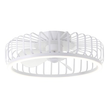 Brilliant - LED stmievateľné stropné svietidlo s ventilátorom CAPO LED/36W/230V 2700-6500K priemer 48 cm biela + diaľkové ovládanie