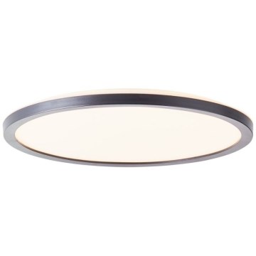 Brilliant - LED stmievateľné stropné svietidlo SORELL LED/18W/230V 3000-6500K pr. 29 cm čierne + diaľkové ovládanie