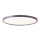 Brilliant - LED stmievateľné stropné svietidlo SORELL LED/18W/230V 3000-6500K pr. 29 cm čierne + diaľkové ovládanie