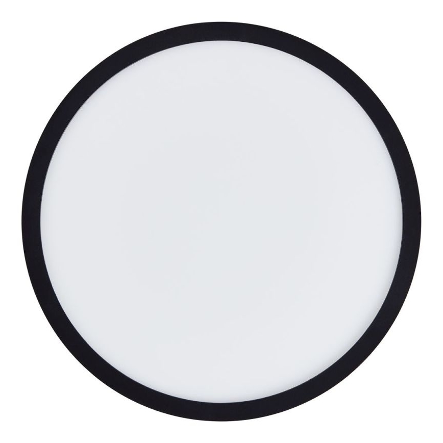 Brilliant - LED stmievateľné stropné svietidlo SORELL LED/18W/230V 3000-6500K pr. 29 cm čierne + diaľkové ovládanie