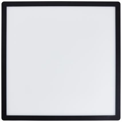 Brilliant - LED Stmievateľné stropné svietidlo SORELL LED/24/230V 3000-6500K 42x42 cm čierna + diaľkové ovládanie