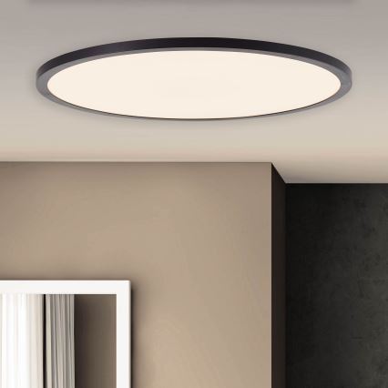 Brilliant - LED stmievateľné stropné svietidlo TUCO LED/33W/230V 3000-6500K pr. 50 cm čierne + diaľkové ovládanie
