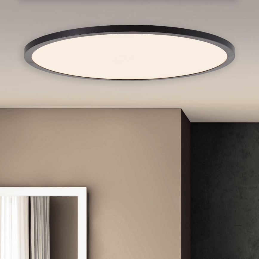 Brilliant - LED stmievateľné stropné svietidlo TUCO LED/33W/230V 3000-6500K pr. 50 cm čierne + diaľkové ovládanie