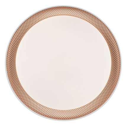 Brilliant - LED Stmievateľné stropné svietidlo WALDO LED/24W/230V 3000-6500K pr. 38,5 cm biela/ružové zlato + diaľkové ovládanie
