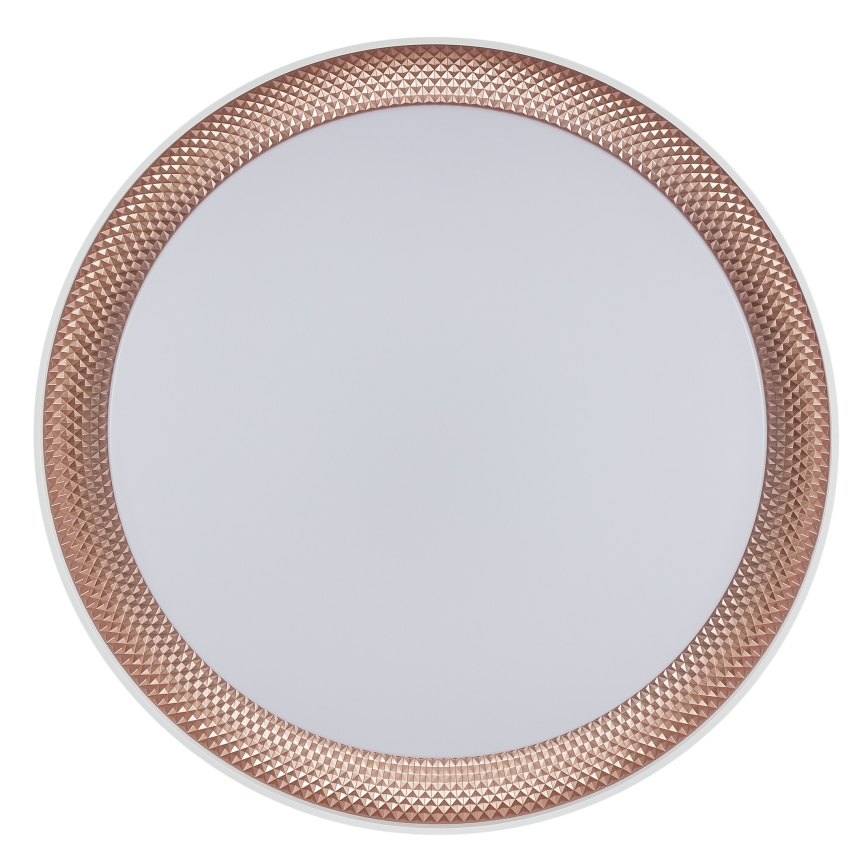 Brilliant - LED Stmievateľné stropné svietidlo WALDO LED/24W/230V 3000-6500K pr. 38,5 cm biela/ružové zlato + diaľkové ovládanie