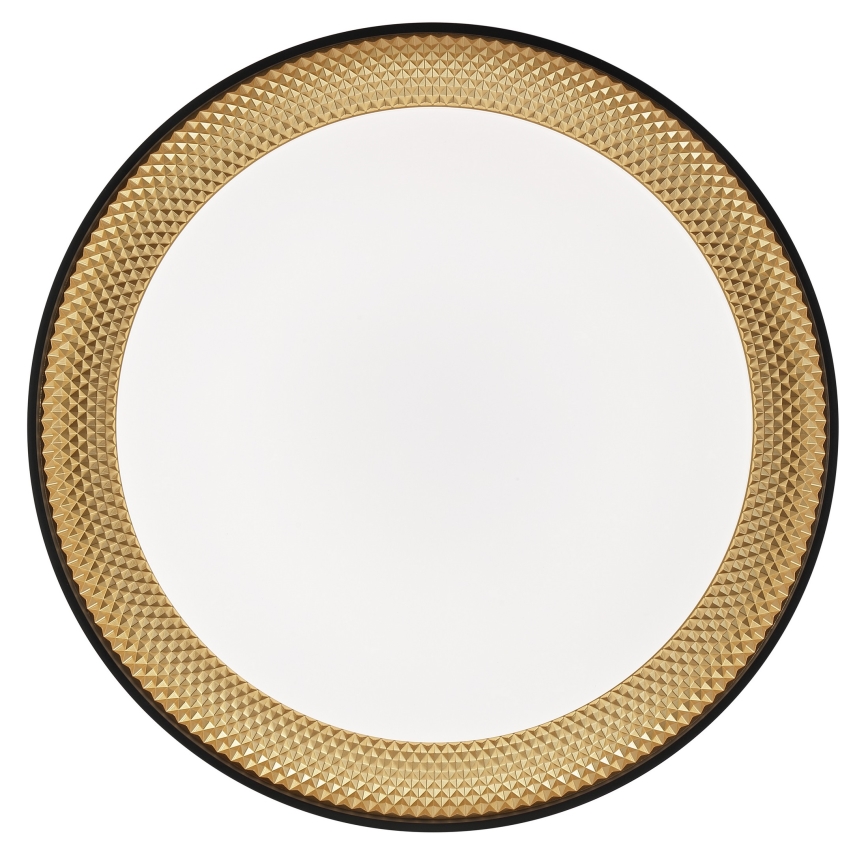 Brilliant - LED Stmievateľné stropné svietidlo WALDO LED/36W/230V 3000-6500K pr. 48,5 cm čierna/zlatá + diaľkové ovládanie